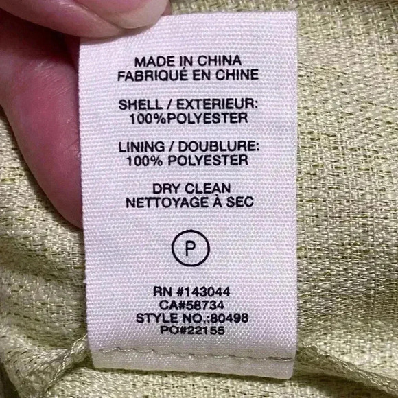 Avec Les Filles L Light Green Hooded Multi-Pocketed Cropped Tweed Jacket NWT - Picture 8 of 8